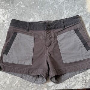 Prana Two-Tone Gray and Black Cargo Shorts